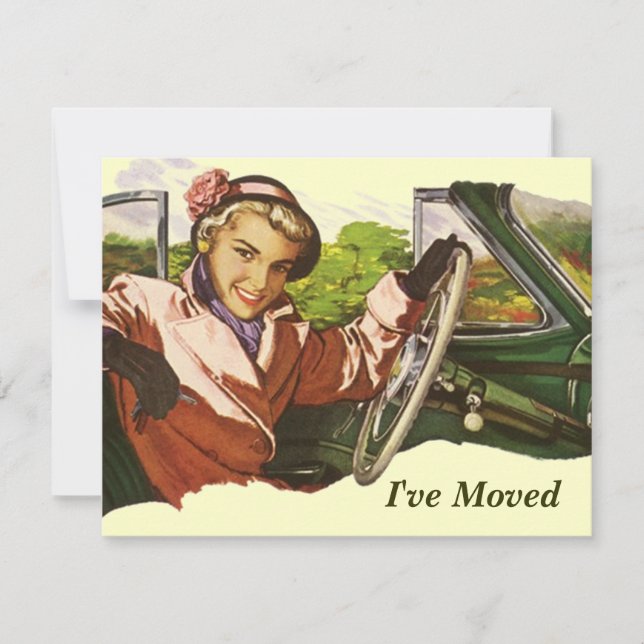 Retro gal. i bil har jag flyttat meddelande (Framsida)