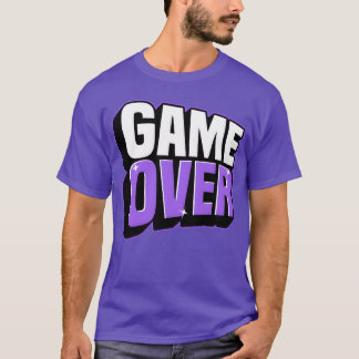 Retro Game Over Glow friend family T Shirt