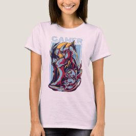Retro Gamer Alien Monster Vintage Arcade Graphic T Shirt