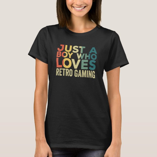 Retro Gamer-bildspelsoffert för spelare för mig T Shirt (Framsida)