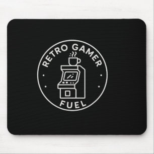 Retro Gamer Bränsle Arkad Kaffe Spel för 80s Pappo Musmatta