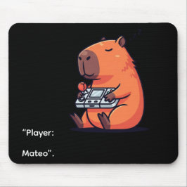 Retro Gamer Capybara Mousepad – Old School Vibes Musmatta