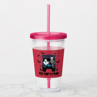 Rétro Gamer Halloween - Squelette Borne d'arcade Take Away Mugg