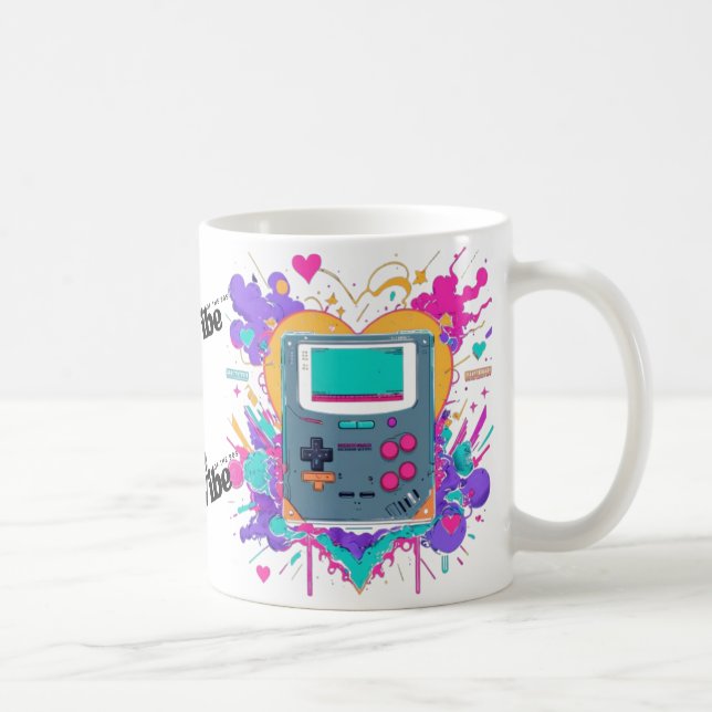 Retro Gamer Mugg - 90-talets färgstarka spel (Höger)