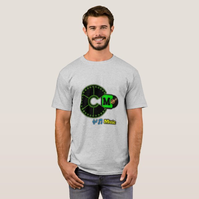 Retro Gamer Neon Logo Men’s T-Shirt (Hel framsida)