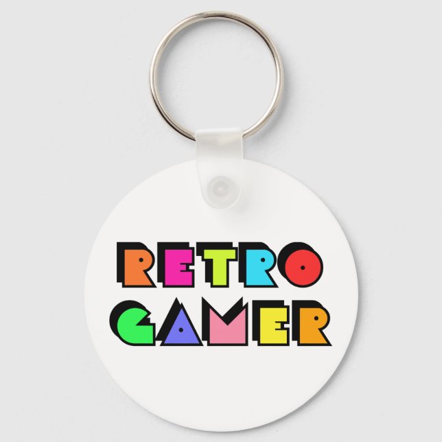 Retro Gamer Nyckelring (Framsida)