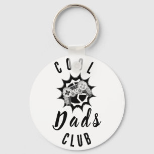 Retro Gamer Pappa Cool Dads Club Nyckelring