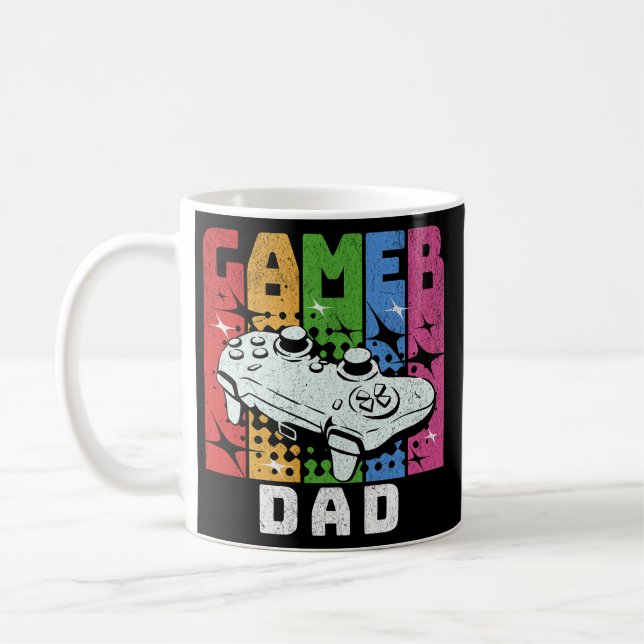 Retro Gamer Pappa Kaffemugg (Vänster)