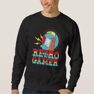 Retro Gamer Retro TV-spel Arkadspel Lång Ärmad Tröja