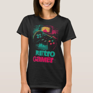 Retro Gamer-spelkonsolen 90s Kid Vintage Video T Shirt