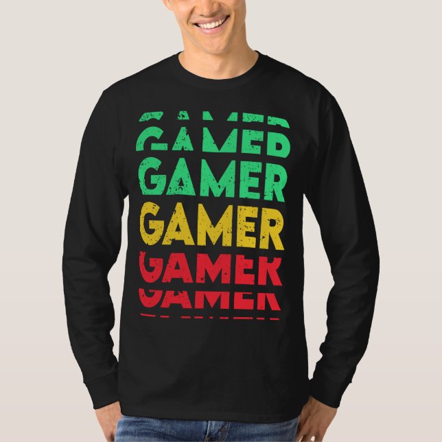 Retro Gamer T Shirt (Framsida)