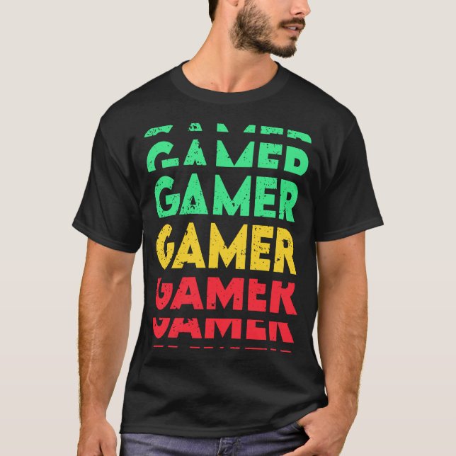 Retro Gamer T Shirt (Framsida)
