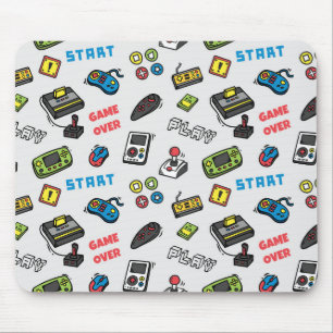 Retro Gamervintage tröstar Geeky Musmatta