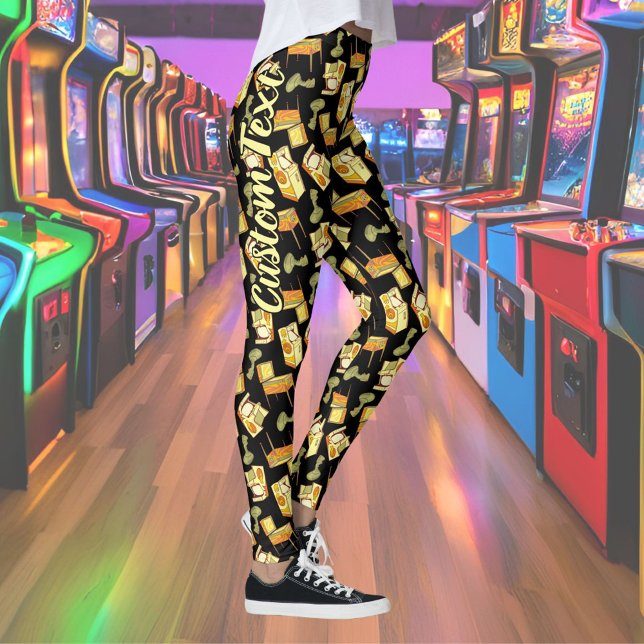 Retro Games Mönster Leggings (Skapare uppladdad)