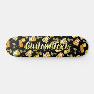 Retro Games Mönster Mini Skateboard Bräda 18,5 Cm