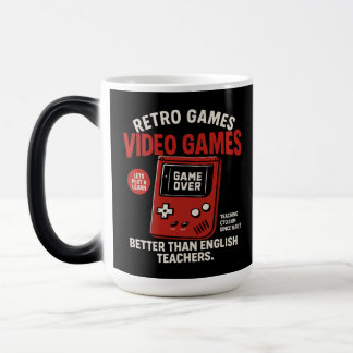 Retro games video games teaching english since Magisk Mugg