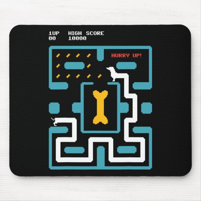 Retro Gaming Console Video Game Dog 80s Arcade  Musmatta (Framsidan)