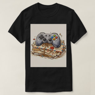 Retro Gaming Mail: Hantgjord Controller-ikon T Shirt