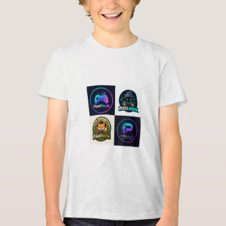 Retro Gaming-märken Pojkar T-shirt | Kids Gamer Te