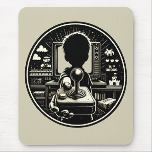 Retro Gaming musmattan Joystick Konst Musmatta
