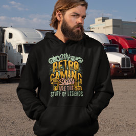 Retro Gaming Skills Saker i Legends - Spelare Hoodie