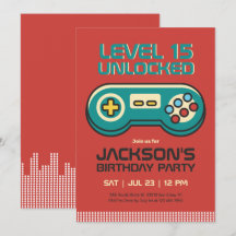 Retro Gaming Video Game Player Gamer Boy Birthday