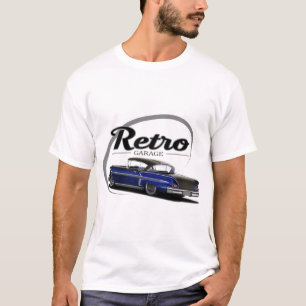 Retro garageImpalablått T Shirt
