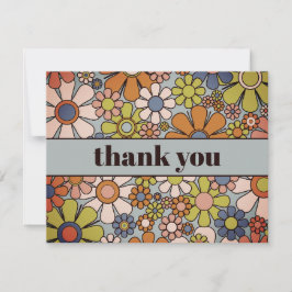 Retro Garden Vintage 60s 70s Aesthetic Flowers Tack Kort