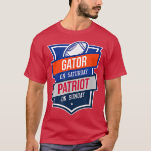 Retro Gator på lördagspartiet på Söndag Gainesvi T Shirt