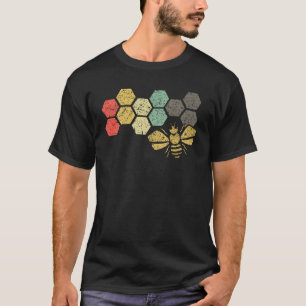 Retro gåva för Beekeeper för bihonungskakavinta T Shirt
