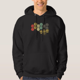 Retro gåva för Beekeeper för bihonungskakavintage Hoodie