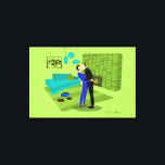 Retro Gay Couple i Kärlek Canvastryck<br><div class="desc">Det här Retro Gay Couple i Kärlek-konstruktionen är en perfekt blandning av passion och kitsch. 1960-talets stil, minimalistisk konstdesign, har ett attraktivt homosexuella par som kysses i mitten i det där hemmet med oklanderligt dekorerad tidskapsel. Ljuset, den gröna tegelstenen, är en stämning för de välodlade herrarna, eftersom vändbordet spelar en...</div>