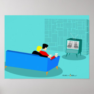 Retro Gay para-utskrift, Poster Pappert värde (pro