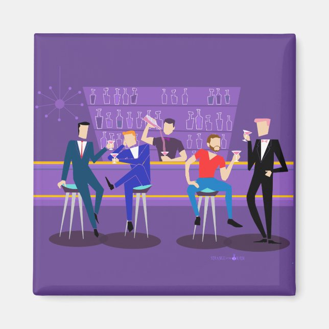 Retro Gay Pub Magnet (Framsidan)