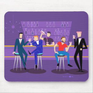 Retro Gay Pub Mousepad Musmatta