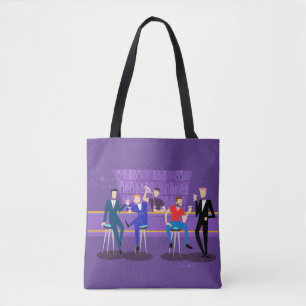 Retro Gay Pub Toit Bag Tygkasse