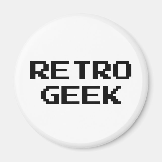 Retro Geek Products & Design! Magnet (Framsidan)