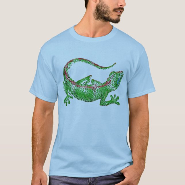 retro gekko t shirt (Framsida)