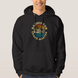 Retro Gekreuzte Badminton Schläger Badminton Grand Hoodie