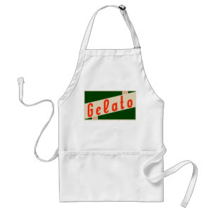retro gelato förkläde