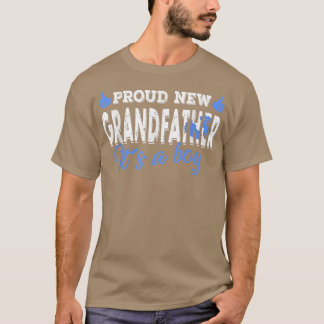 Retro Gender Reveal Proud New Grandfather Det är A T Shirt