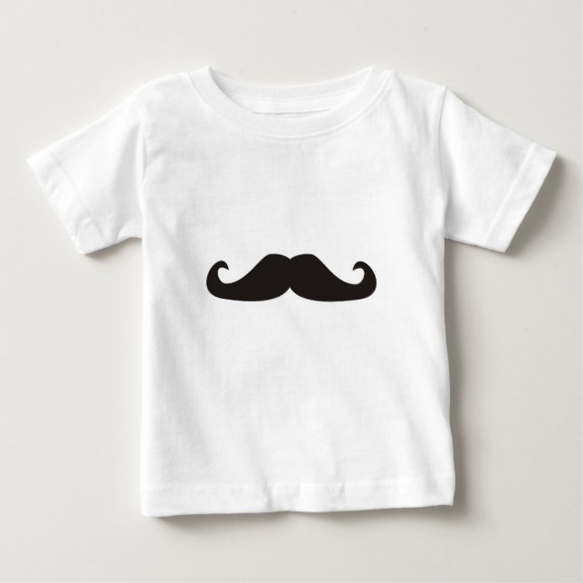 Retro gentelman mustasch hipsters Infant T Shirt (Framsida)