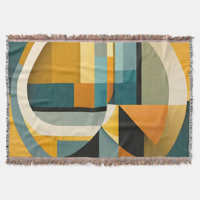 Retro Geometric Abstraction Circles and Rectangric Filt (Framsidan)