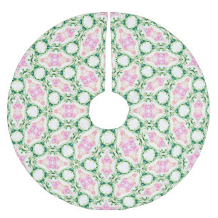 Retro Geometric Artistic Abstrakt Mönster #8 Julgransmatta Borstad Polyester