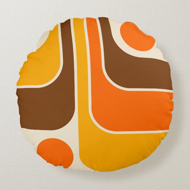 Retro Geometric Design Dekorativ kudde (Framsidan)