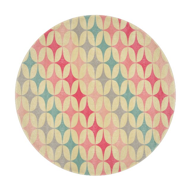 Retro Geometric: Diagonal Vintage Mönster. (Framsidan)