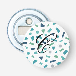 Retro Geometric Mönster - 80:s Memphis Stil Design Flasköppnare