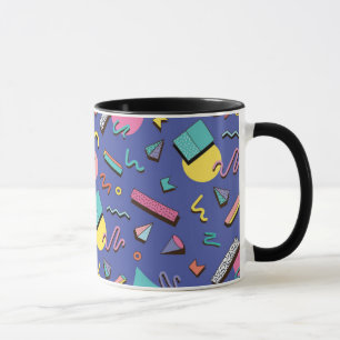 Retro Geometric Mönster Mugg