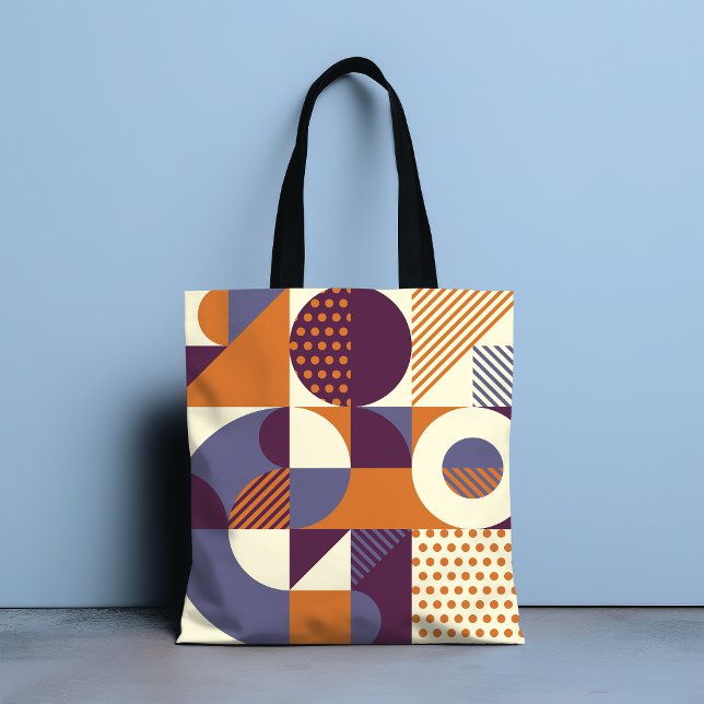 Retro Geometric Mönster Tygkasse (Skapare uppladdad)