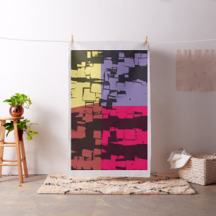Retro Geometric Mosaic Abstract Art #4 Tyg